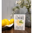thumbnail image 4 of 'When Life Gives Lemons Trade for Coffee' Boîte Sign Medium, 4 of 4