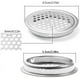 thumbnail image 2 of 20 Piezas Rejilla de Ventilación Redonda de Acero Inoxidable Cubierta de Rejilla de Ventilación Círculo para Gabinete Armario Ventilación de Aire de Escape Rejilla de Escape para Muebles de Cocina, 2 of 8