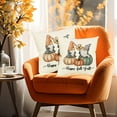 YCLife Fall Throw Pillows for Couch 18x18 inch Pumpkin Fall Indoor