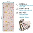 thumbnail image 2 of Fairy Tale Princess Pattern Hot Yoga Mat Towel Non Slip for Hot Yoga - Quick-Drying Yoga Mat Cover with 4 Corner Pockets with Travel Bag - Hot Yoga Towel Non Slip Grip Moisture Wicking Sweat 70"x26", 2 of 6