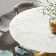 thumbnail image 7 of Lippa 54" Round Artificial Marble Dining Table, 7 of 7