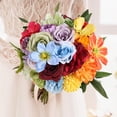 thumbnail image 3 of Set combinado de flores artificiales Luckinds Rainbow Colorful, 3 of 7