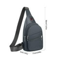 thumbnail image 3 of Yaoyar Small Sling Bag for Women Men Chest Bag Water Resistance Mini Crossbody Bag Adjustable Strap Lightweight Shoulder Bag, 3 of 6