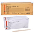 thumbnail image 3 of Henry Schein 6-inch Wooden Tongue Depressors, Sterile, Disposable, Splinter-Free, Box of 100, Pack of 10, 3 of 8