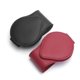 thumbnail image 2 of para parasol de coche, paquete de 2 soportes magnéticos de piel sintética para gafas, soporte para gafas, gancho para colgar, accesorios para visera para todos los modelos de coche, negro rojo ShuxiuWang 1327537048916, 2 of 3