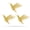 Gold, variant on RealSteel Hummingbird Wall Art – Symbol of Love, Freedom & Joy – Handcrafted in Texas (6x9/Black)