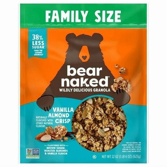 Bear Naked All Natural Granola Vanilla Almond Crisp - 22 oz