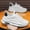 bk888 White Black, variant on Men'S Trendy Dad Shoes, Three-Dimensional Texture Design, Men'S Style, Mesh Fabric Splicing, Breathable And Cushioned, Thick Sole for Height Increase, Suitable for Daily Commuting