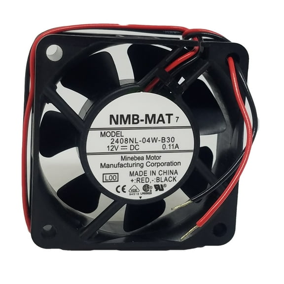 2408NL-04W-B10 2408NL-04W-B10-L00 DC Fans Axial Fan, 60x20mm 12VDC, Rib, 2-Wire