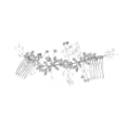 thumbnail image 1 of Elegante peinado de pelo nupcial exquisito de cristal floral decoración de pelo accesorio para el cabello, 1 of 6