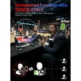 thumbnail image 2 of SYNCO XTALK X2  Intercom Headset Wireless Communication System 2.4GHz Full Duplex 350M/1148FT Real-time Monitoring, 2 of 7