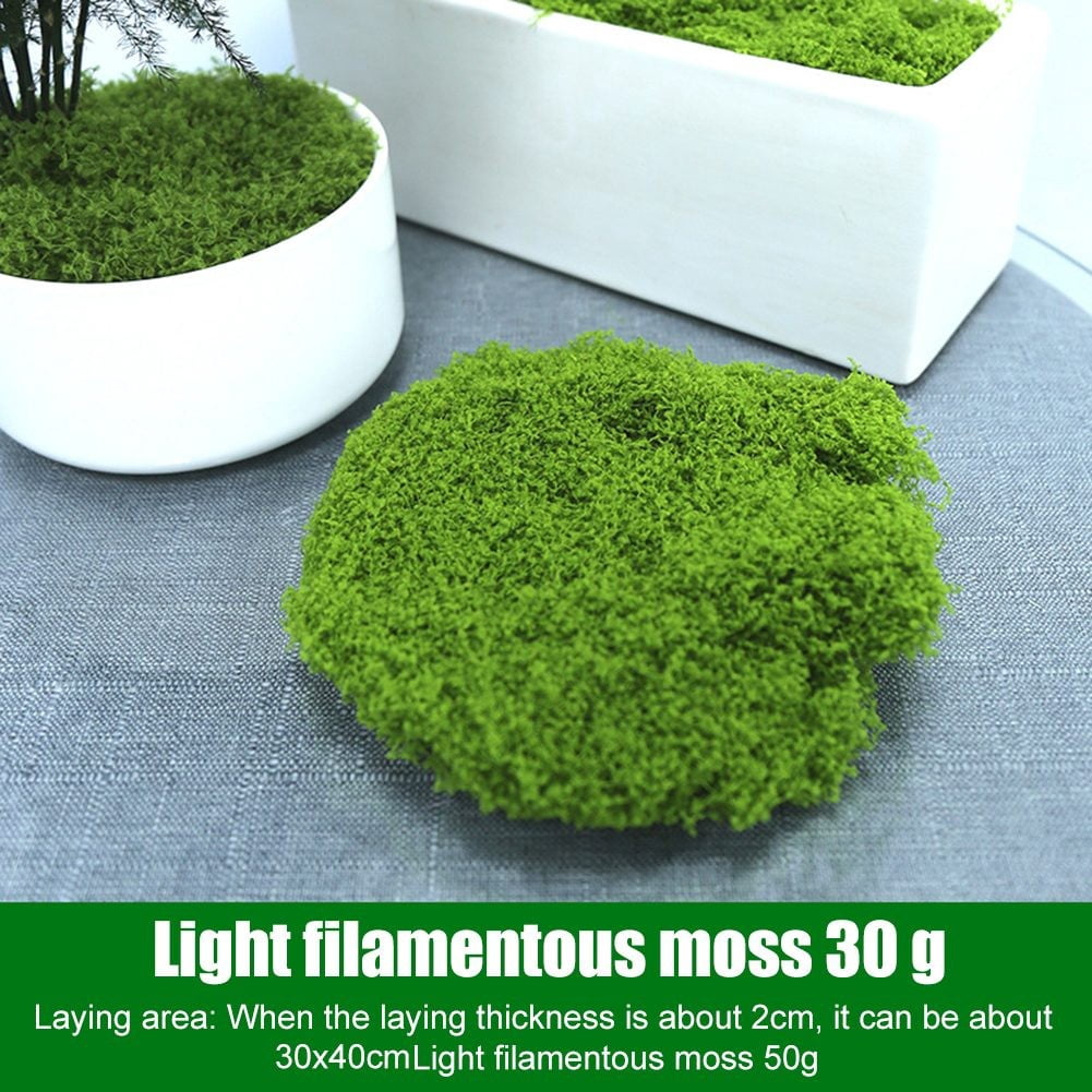 Fake Moss Plastic Artificial Moss Fake Green Plants For Plant Pot Decoration