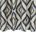 thumbnail image 3 of Fabric Mart Direct Natural Beige Cotton Linen Fabric By The Yard, 54 inches or 137 cm width, 14 Continuous Yards Beige Cotton Fabric, Blue Diamonds Embroidered, Upholstery Drapery Curtain Wholesale, 3 of 8