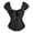 Black, variant on FASHOFT Black Renaissance Corset Top For Women Cosplay Princess Lolita Cute Stretch Puff Sleeve Bustier Jacquard Fabric Formal Gown Waist Cinching Shaper Corset Dresses L