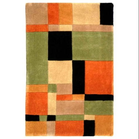 Wool Rug in Rust & Multi (9 ft. x 12 ft.)