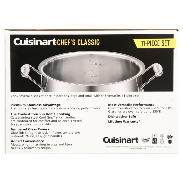 Cuisinart Chef's Classic 11-pc. Stainless Steel Cookware Set