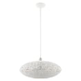 thumbnail image 5 of 49185-03 Livex Lighting Charlton - 3 Light Pendant in Contemporary Style - 20 Inches wide by 20.75 Inches high-White/Brushed Nickel Finish, 5 of 9