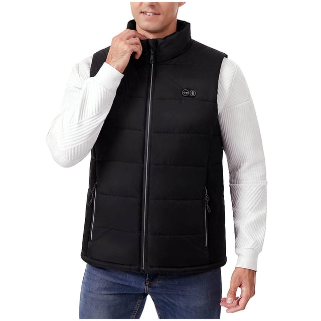 Veste Chaude Sans Manches à Capuche pour Homme - Gilet Léger pour Tenue Décontractée et Activités de Plein Air