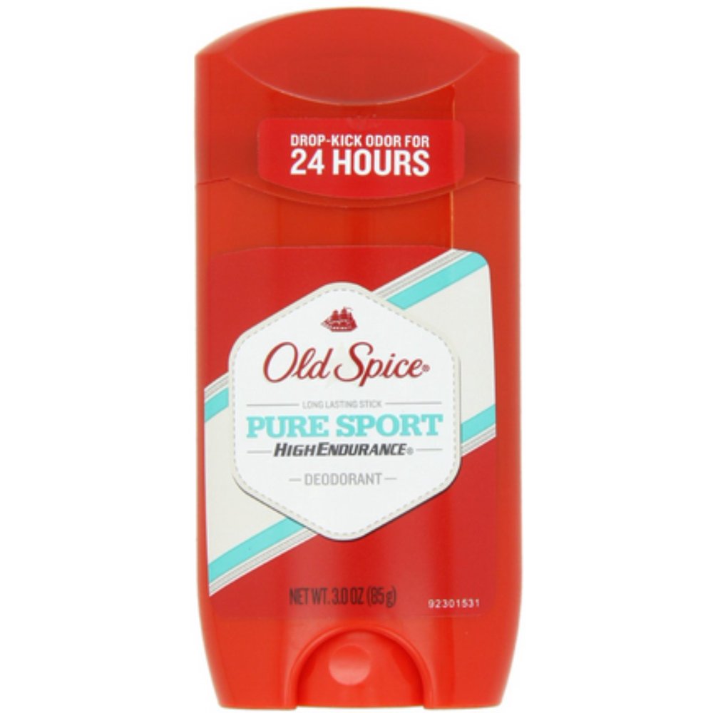 Old Spice High Endurance Deodorant Pure Sport 3 oz (Pack of 2
