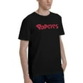 thumbnail image 2 of Popeyes Logo Men'S Basic Short Sleeve T-Shirt Vogue Black Small, 2 of 8