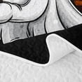 thumbnail image 5 of Erosebridal Cute Halloween Pattern Twin Quilt Set,Ghost Pumpkin Drink Twin Coverlet Set For Girls,2pcs, 5 of 7
