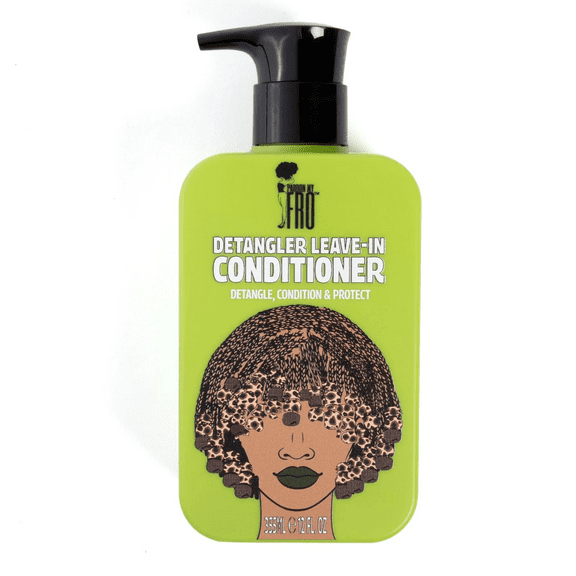 Pardon My Fro Detangling Leave-in Conditioner with Argan and Jojoba Oil, 4A-4C Hair Types, 12 fl oz
