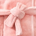 thumbnail image 6 of FJUCHAI Boys Girls Solid Color Robe 4-16Y Big Kids Warm Padded Thickened Pajamas Youth Bath Towel Plus Belt Pajamas Bathrobe for Fall Winter, 6 of 9