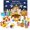 D, variant on 24pcs Christmas Gift Bag Advent Calendar - Kraft Paper Candy Bags & Gift Boxes, Festive Packaging for Holiday Presents, Ideal for Christmas Countdown & Gifting, C