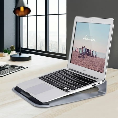 - Gymax Lightweight Aluminum Laptop Stand Desk Holder 11''-15.5'' Notebook Macbook Laptop