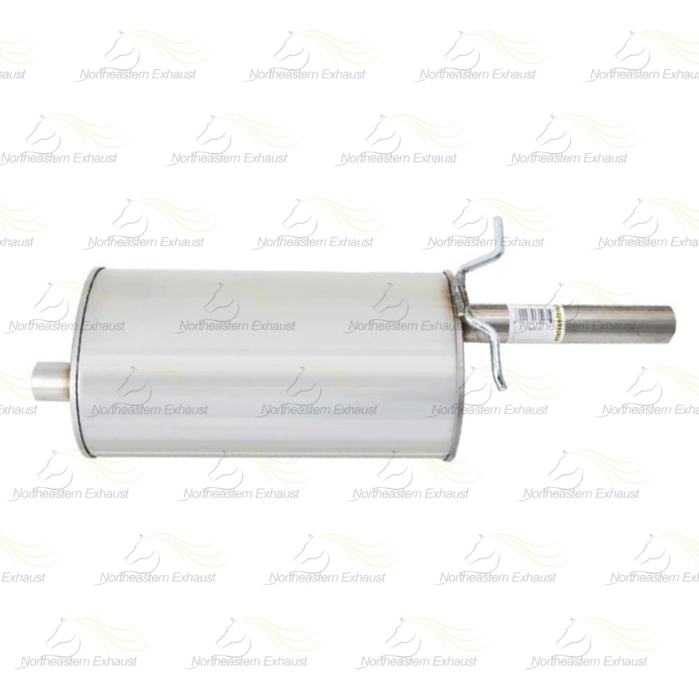 Northeastern Exhaust Muffler with Hanger Fits 2005-2010 Chevrolet Cobalt 2.2L - Direct Fit | Stainless Steel