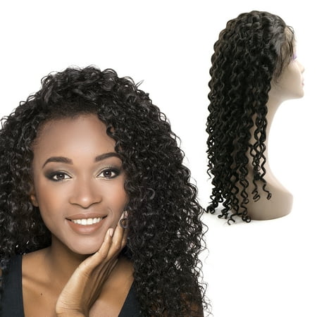 Unique Bargains Deep Curly Human Hair Wigs 24