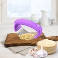 thumbnail image 2 of Taylonsss Stainless Steel Garlic Press Garlic Masher Household Manual Garlic Mincer Stainless Steel Garlic Masher Kitchen Tool, 2 of 3