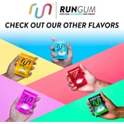 Run Gum Variety Pack Energy Gum 50mg Caffeine Taurine & B-Vitamins per Piece, 10 Pieces (Pack of 5)