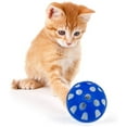 thumbnail image 4 of Daily Mix Store Cat Toy Bell Ball with Bell Rings Playing Chew Rattle Scratch Plastic Ball, 4 of 9