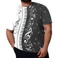 thumbnail image 2 of JAJAHO Mens T Shirt Plus Size Short Sleeve Graphic Tee Funny Printed Loose Fit Crew Neck Casual Daily Wear Summer Stylish Tops, 2 of 5