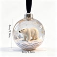 thumbnail image 3 of Liamobondopolis Glowing Christmas Story Ornament, Light Up Mini Holiday Scene with Polar Bear for Christmas Tree and Winter Home, 3 of 7