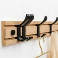 thumbnail image 5 of Wall-mounted Sliding Hooks Heavy Duty Coat Hooks for Hanging Clothes Coats Bathroom Kitchen Bedroom, 5 of 8