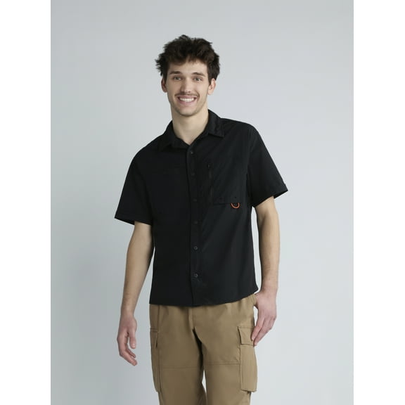 Ozark Trail Men's and Big Men's Upstream Shirt with Short Sleeves, Sizes S-3XL