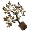 thumbnail image 2 of Seven Chakra Gemstone Crystal Bonsai Money Tree for Good Luck, Wealth & Prosperity Home Office Décor Spiritual Gift | Multicolor Chakra Tree, 2 of 3