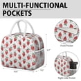 thumbnail image 6 of Lunch Bag Lunch Box for Women Reusable Insulated Lunch Bags,Water-Resistant Strawberry Pattern Cooler Lunch Tote Bag, Large Capacity for Work Travel Picnic, 6 of 6