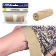 thumbnail image 4 of Bolsa vertical URSA de perfil bajo, suave y elástica, beige, con correas para los muslos, 4 of 9