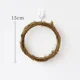 thumbnail image 4 of Guirnalda de flores navideñas con forma de anillo de ratán artificial para hacer coronas de bricolaje para colgar en la pared del hogar, puerta, decoración navideña, 4 of 4