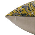 thumbnail image 3 of Fabdivine Block Print Throw Pillow Cover, 14x14 Inch Duck Canvas Handmade Cushion Cover, Floral Print Boho Design Yellow Pillow Cover for Sofa and Couch, 3 of 5