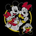 thumbnail image 2 of Toddler's Mickey & Friends Distressed Friend Group Circle  Graphic Tee Black 2T, 2 of 3