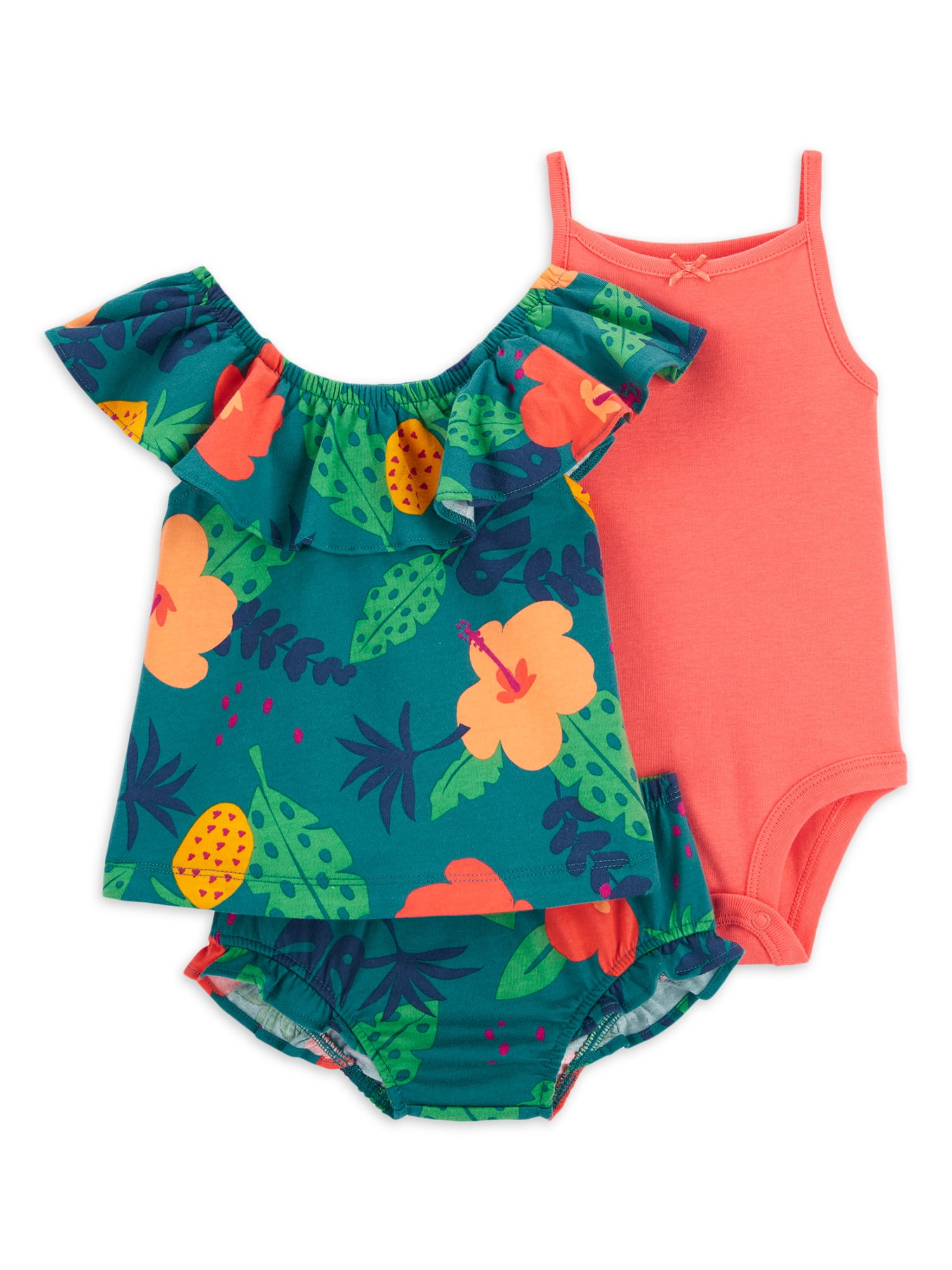 Carter's Child of Mine Set of 3 One-Pieces 0-3; 3-6;6-9 Mo Bodysuits 