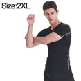 thumbnail image 2 of Camiseta deportiva de manga corta para ciclismo y fitness, resistente a las arrugas, ropa fresca para correr y entrenar para hombre, 2 of 6