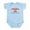 Sky Blue, variant on CafePress - Good Lkg Lebanese 2 Infant Bodysuit - Baby Light Bodysuit, Size Newborn - 24 Months