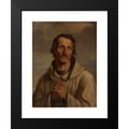 thumbnail image 2 of Aleksander Lesser 19x24 Black Modern Framed Museum Art Print Titled - Monk - Pilgrim (circa 1850), 2 of 5