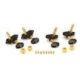 thumbnail image 2 of 4x 4R4L Vintage Open Gear Ukulele 4 String Guitar Tuning Pegs Keys Tuners Machine Guitar Accessory, 2 of 6