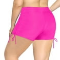 thumbnail image 2 of TOWED22 Swim Shorts For Women Swimwear Women Plus Size Solid&Print Hight Waist Brazilian Bikini Bottom Womens Swim Shorts,Hot Pink, 2 of 5
